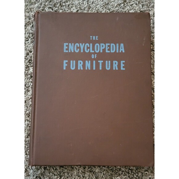 Vtg The Encyclopedia of Furniture by Joseph Aronson (HC 1944-5th printing) - Picture 1 of 4